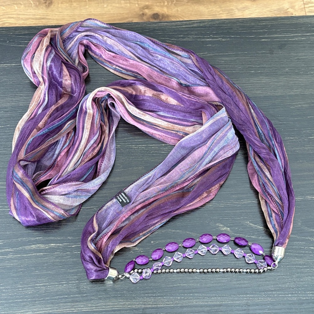 Purple and Pink Scarf